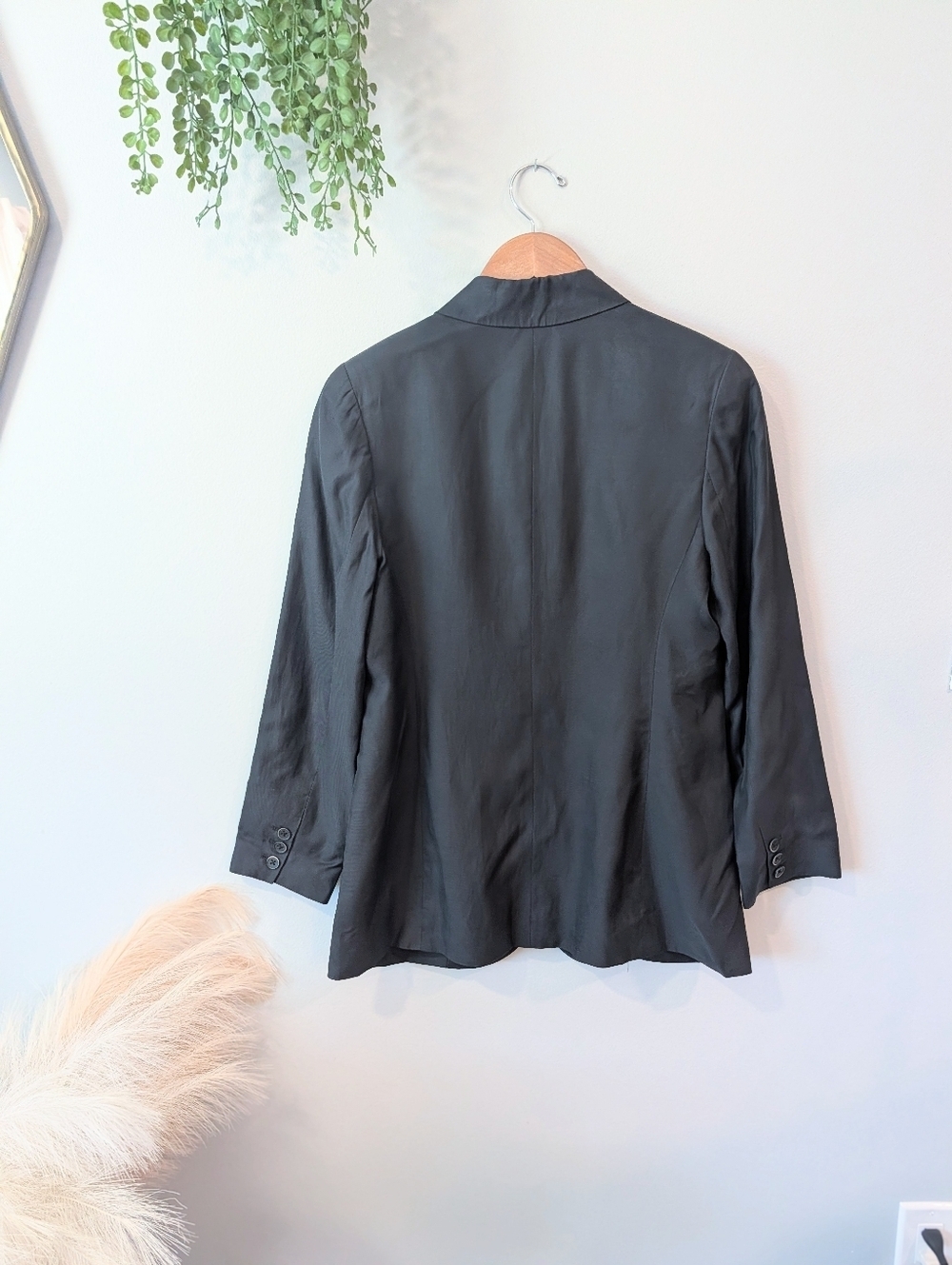 Vince Classic Grey Women's Blazer - Size 8 - Picture 4 of 8